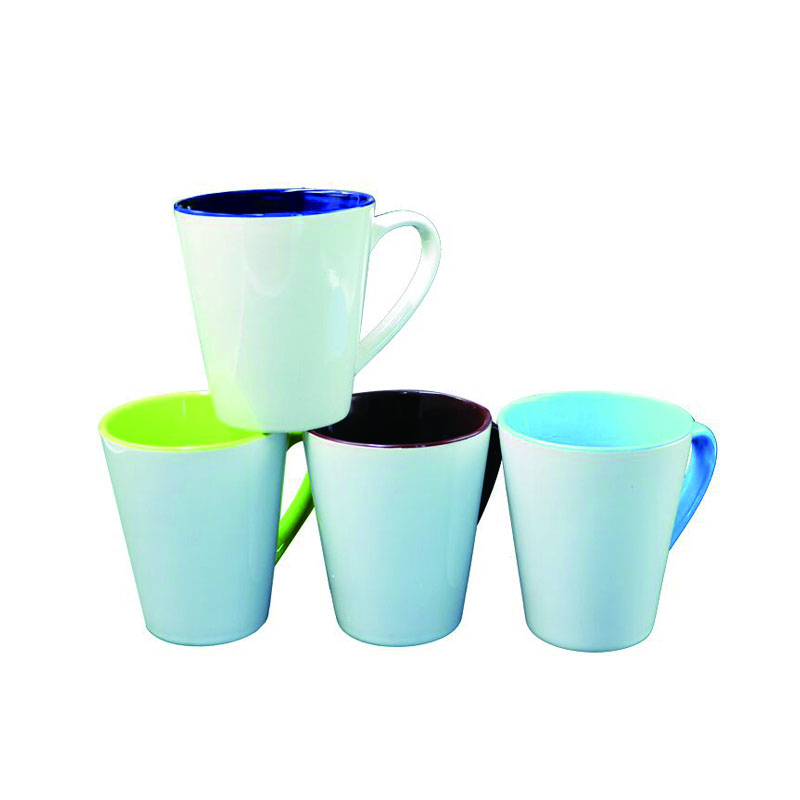 11 Oz 2 Tone Color Inside and Handle Sublimation Blank Mugs With Brown –  Artonusa