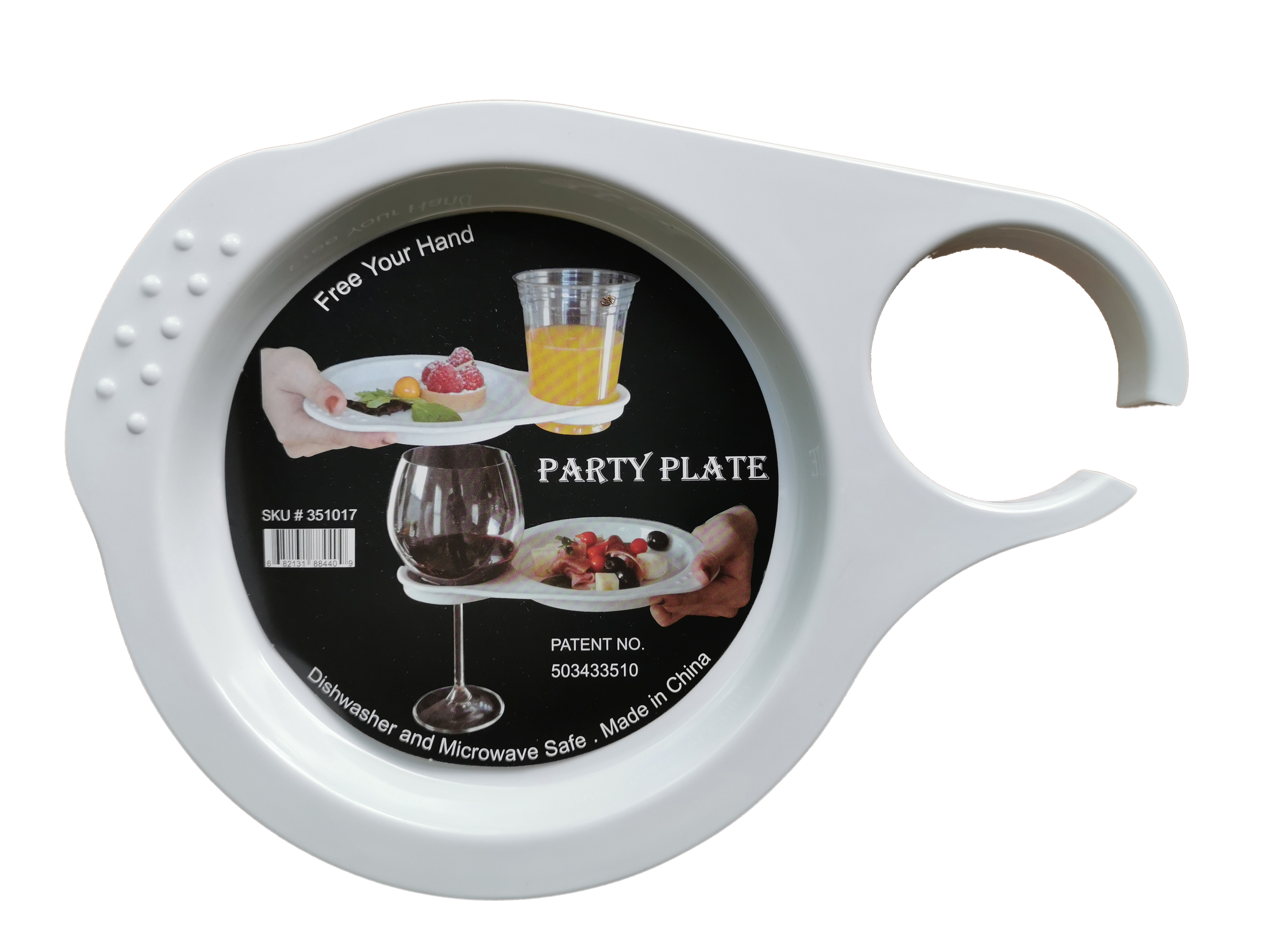 cocktail plate
