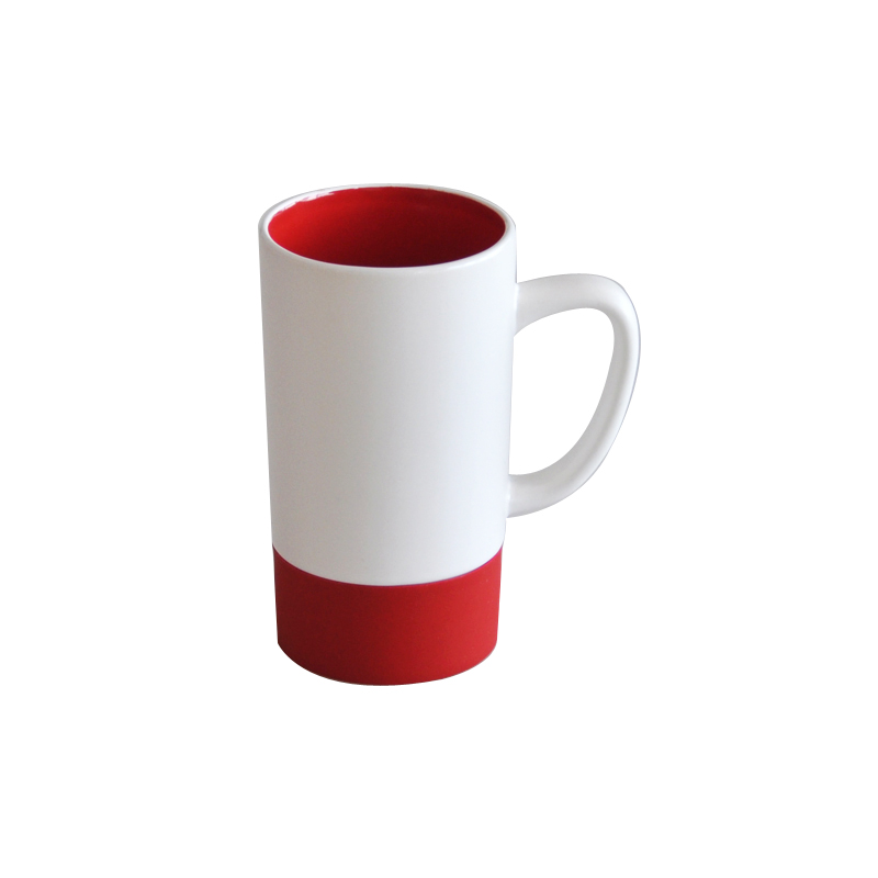 ceramic two tone coffee mug