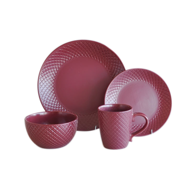 hot Sale and Round Solid Color Dinnerware Set with Customized